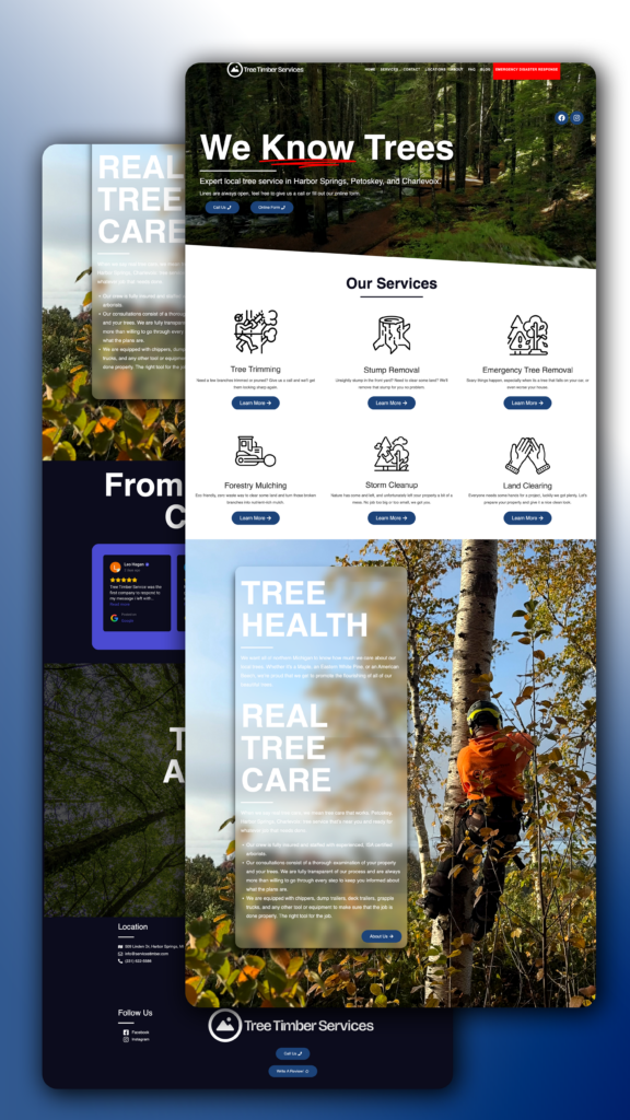 Home Page Mobile Mockups